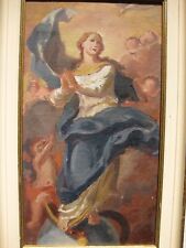 Tableau ancien huile - Vierge