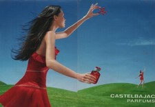 Publicité papier Parfum. Perfume ad. CASTELBAJAC Parfums 2001 double page 