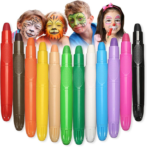 Visage peinture couleurs - visage,