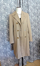 Trench imperméable gabardine
