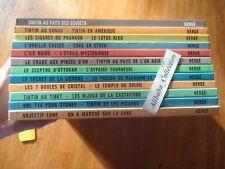 LOT  23 titres 12 TINTIN HERGE complet INTEGRALE SERIE COLLECTION  BD double