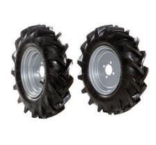 Paire De Roues En Caoutchouc