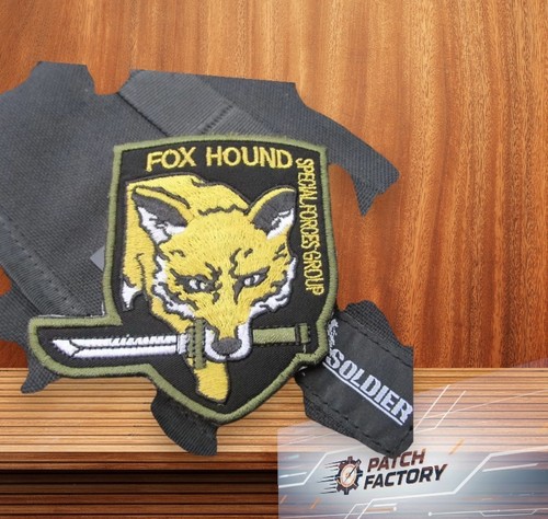Patch fox hound metal - fox,