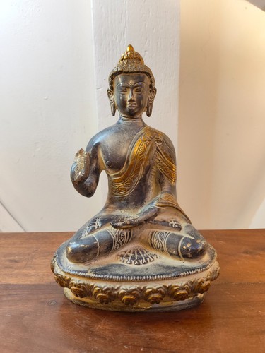 Statue bouddha bronze - en,