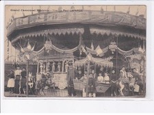 INDRE ET LOIRE: grand carrousel moderne, direction Paul Lafarge, manège - très