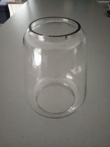 Ancien verre lampe tempête - ancien,