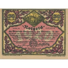 [#284260] Billet, Autriche, Attersee, 50 Heller, voilier, 1920, SPL, Mehl:FS 988