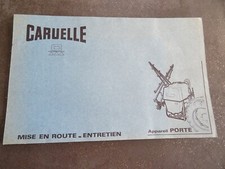 CARUELLE APPAREIL PORTE  livret d'entretien Workshop Manual garage tracteur