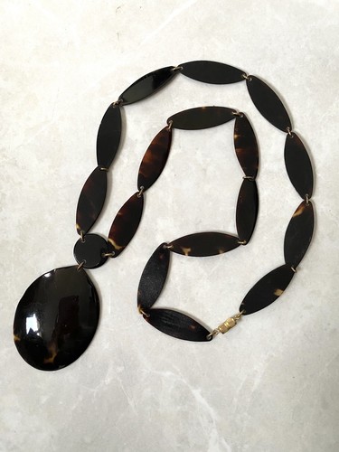 Ancien imposant collier en - collier,
