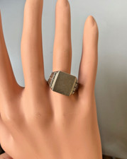 Chevalière Art Déco en Métal