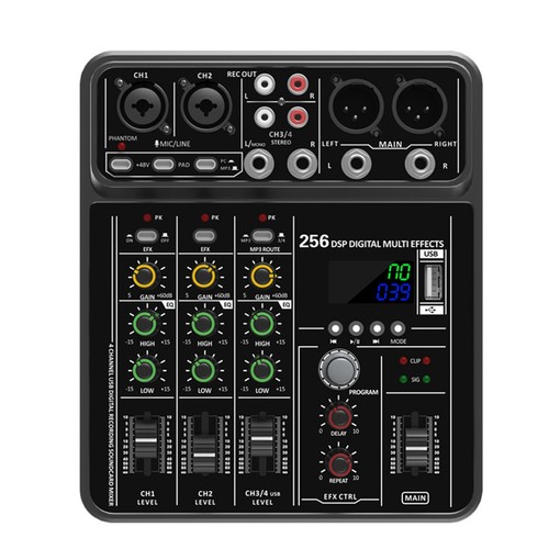 Mixer audio canaux - audio, 4