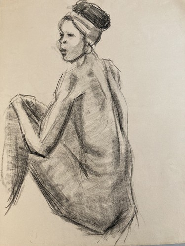 Beau dessin fusain - dessin,