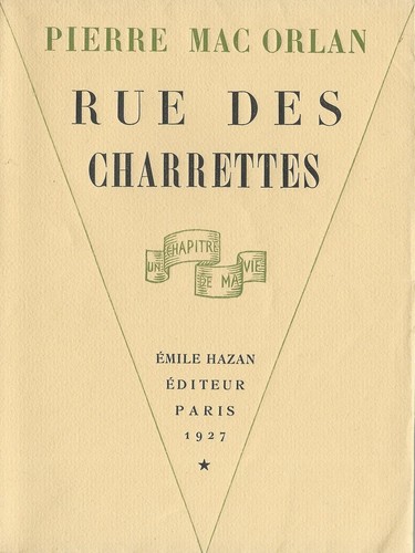 1927 pierre mac orlan - n°,