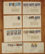 TAAF Lot 8 enveloppes Cachet