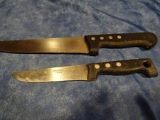 lot=2piéces couteau  ,professionnel cuisinier  pradel manche bois 37/27cm+jardin