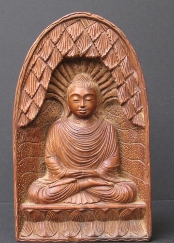 Autel bouddha bois - autel, en