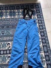 Pantalon de Ski  Snowbord Protest Enfant Garçon176 cm Bretelles bleu comme neuf 