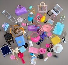 Lot Accessoires Mode Sacs Chaussures Pour Poupée Mannequin Barbie Ou Autre