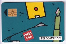 TELECARTE / PHONECARD .. FRANCE 50U PRIVEE EN529 PLEIN CIEL LAQUEE UT/TBE C.6€