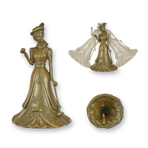 Une cloche table bronze - cloche,