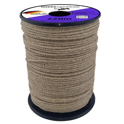 Corde chanvre lin - en, 3mm