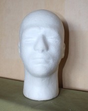 Tête en polystyrène Homme