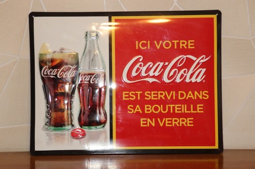 Coca cola ancienne plaque - /,