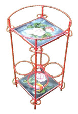 Années 1960 Sellette / Serviteur fer forgé Céramique Proceram Aubagne ...