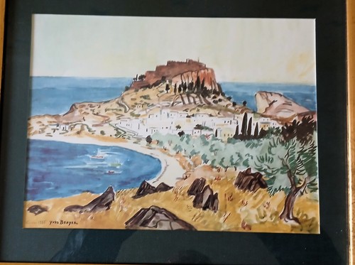 Reproduction aquarelle yves - aquarelle,