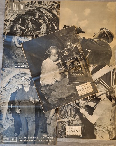 Lot rares journaux mine - lot,