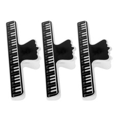 Clips de partition de musique pour Piano, 3 pièces, feuille de musique,