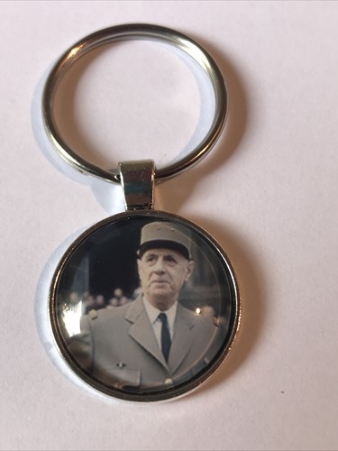 Porte clé médaillon métal - clÉ,