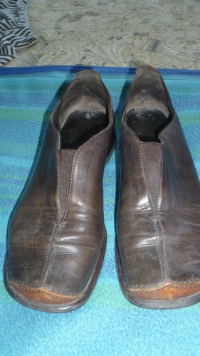 Chaussures cuir annee 70 - cuir,