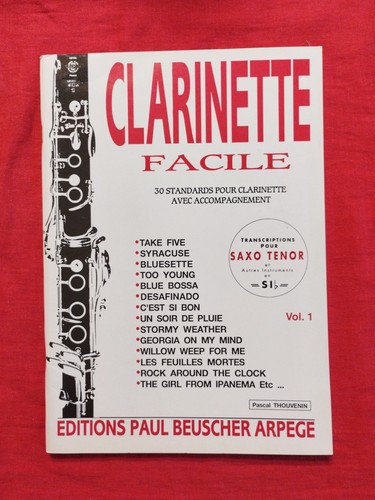 Clarinette facile pascal - clarinette,