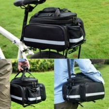 Vélo Double Sacoche Sac Equitation Bicyclette Arrière Selle Pli Paquet Étanche