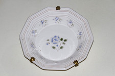 Assiette décorative faience Niderviller peinte main vintage
