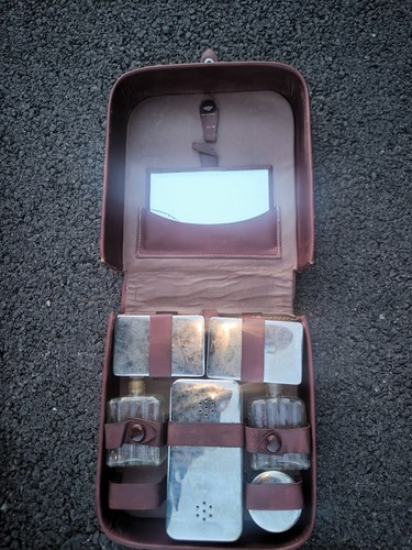Trousse toilette cuir - trousse, de