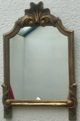 Miroir ancien bois - bois, sculpté