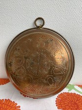 Ancien egouttoir tamis en cuivre Deco cuisine retro vintage