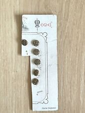 Ancienne plaquette de boutons