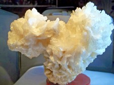 MINÉRAUX.   Bloc de BARYTINE BLANCHE.   Massif central, FRANCE.   Géologie.... 