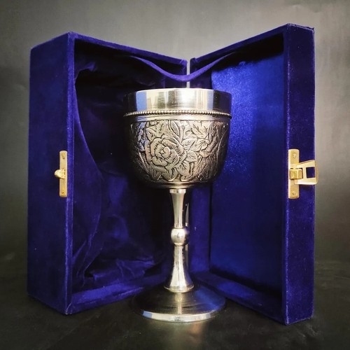 Gobelet laiton argenté - gobelet, en