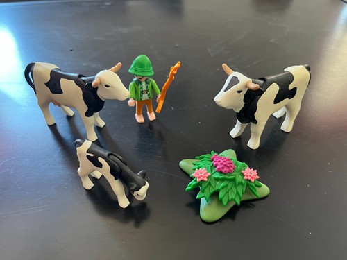Playmobil enfant vache 3077