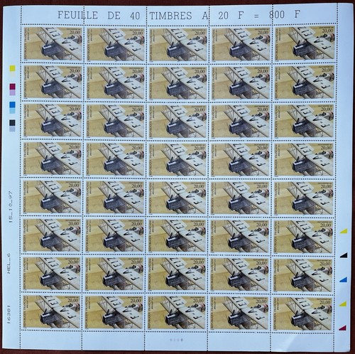 Timbre feuille entière - timbre,