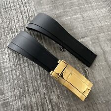 24mm Silicone Noir Caoutchouc