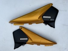 Pour Honda 700 Transalp 2008 Paire Cache couvercle latéral ARRIERE jaune or Y199