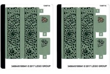 Lego ® Lot 2 Planche Stickers