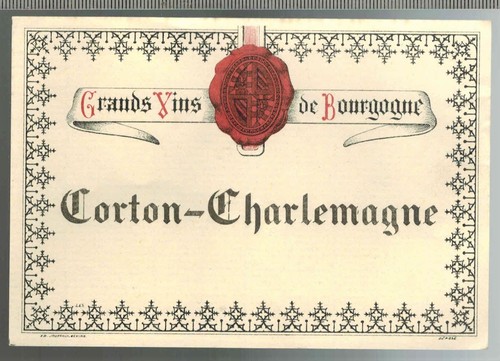 Ancienne etiquette grand vin - -,