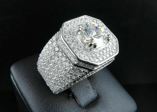 Bague rose mariage simulée - mariage,