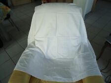 HOUSSE EDREDON COUETTE PLUMON COTON DAMASSE LINGE ANCIEN